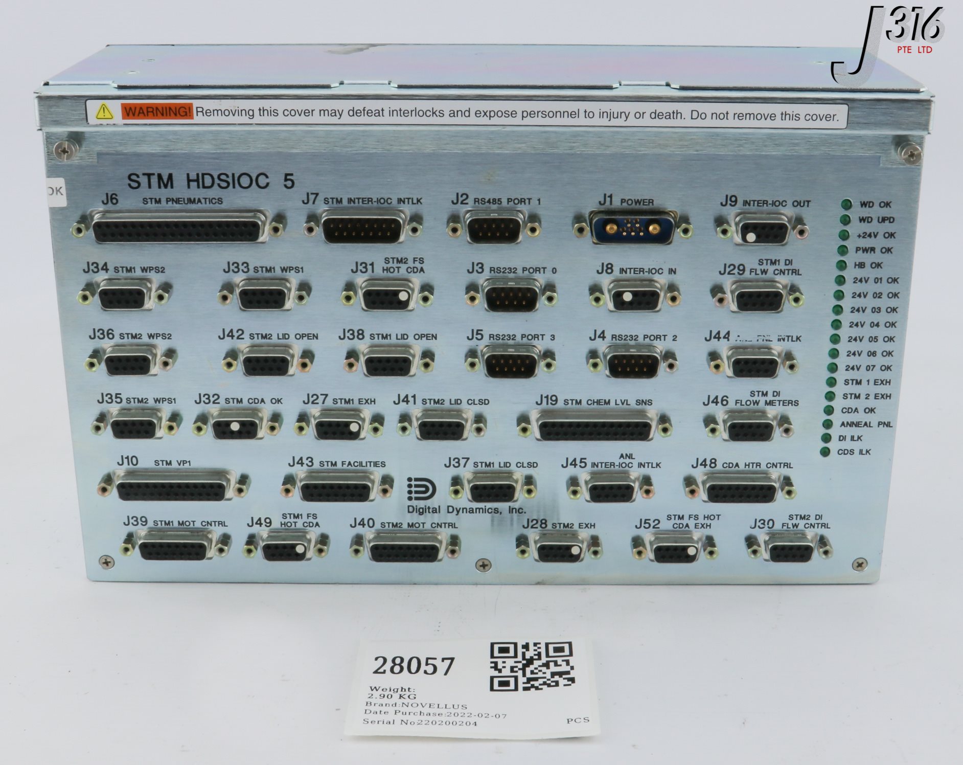 コントーラー 28057 NOVELLUS HDSIOC STM 5 02-296904-00 | eBay